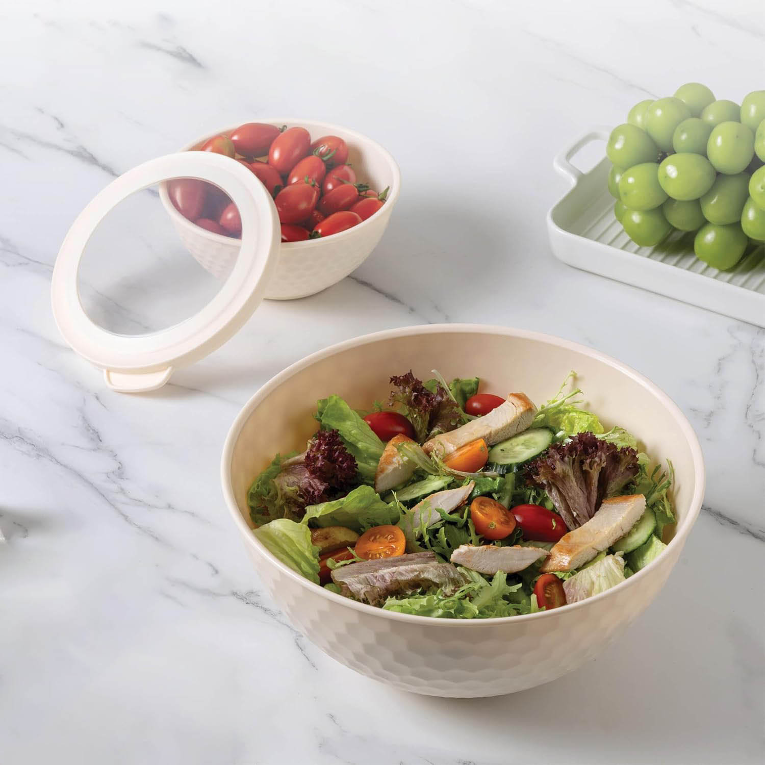 WRIWON 12 Piece Nesting Bowls Set includes 6 Prep Bowls and 6 Lids | Wayfair