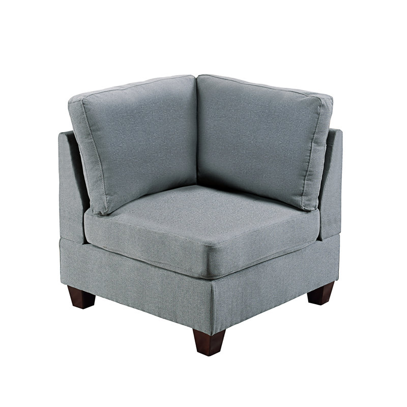 Modular sectional,sectional Sofa Couch, Gray Fabric