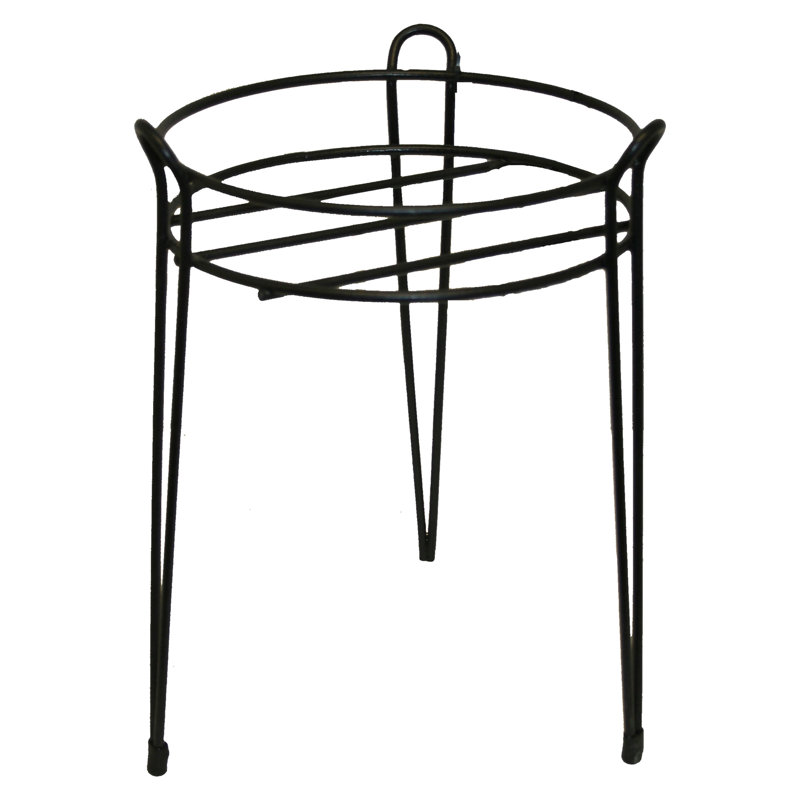 Support à plante Bowersox, Noir, H 15 po x l 10 po x P 10 po