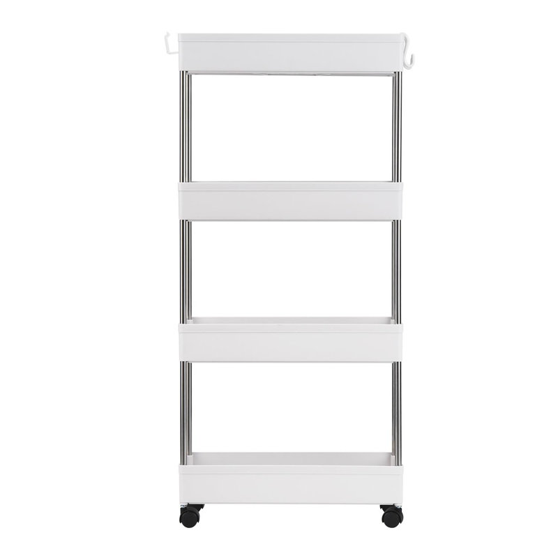 34.5'' H x 16'' W Utility Cart with Wheels, 34.5" H x 16" W x 5.1" D