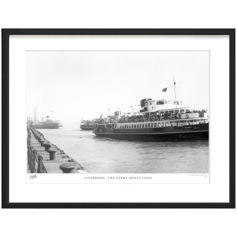 Liverpool, The Ferry Boats C1965 by Francis Frith - Single Picture Frame Print, 28cm H x 36cm W x 2.3cm D