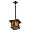 Luminaire suspendu géométrique 1 lumières lanterne Owego