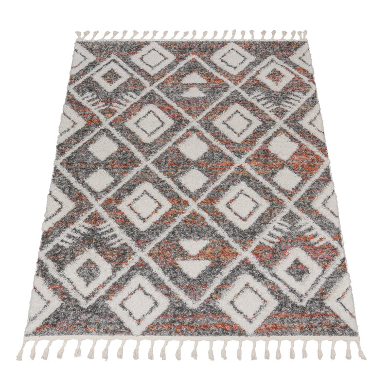 Lockaby Geometric Area Rug, Rectangle 80 x 150cm