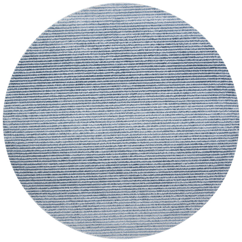 Tapis à rayures Breslin Performance, Circulaire 6 pi 7 po x 6 pi 7 po