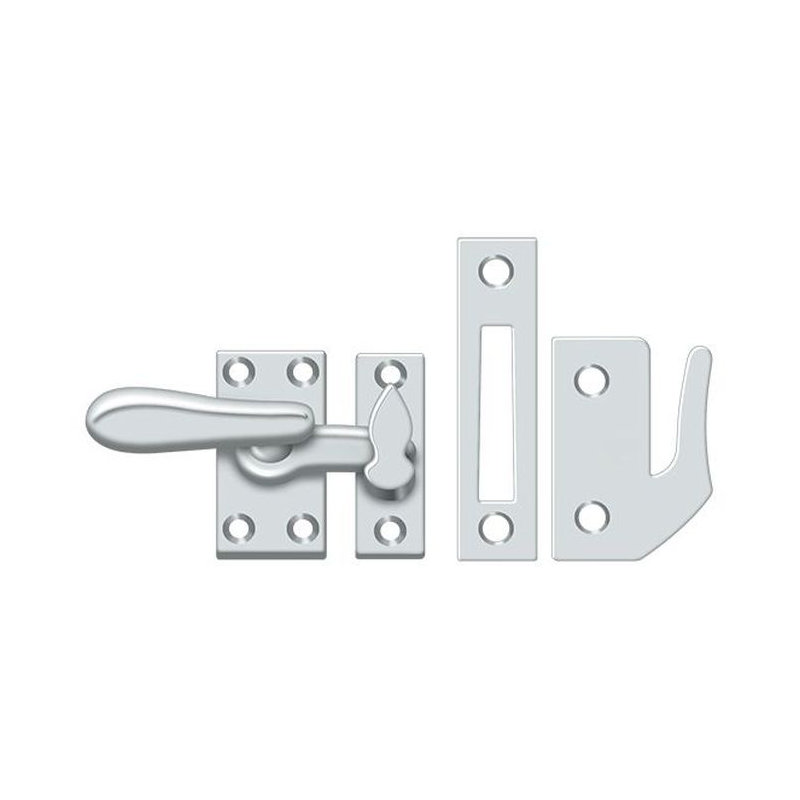 Hardware, 1.3" H x 1.5 W x 0.5" D, Polished Chrome