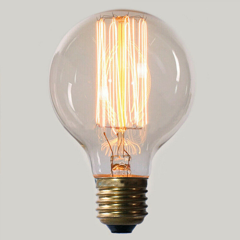60 Watt, ST58 LED, Non-Dimmable Light Bulb,Warm White (2700K) E26/Medium (Standard) Base