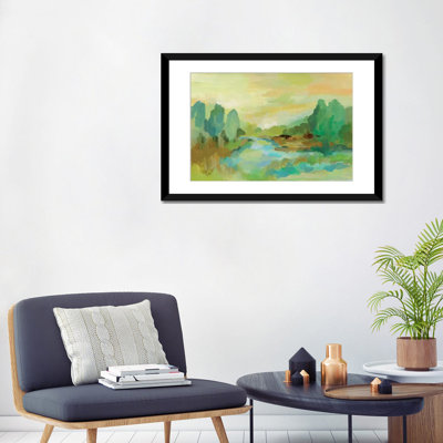 Forêt de jade - reproduction murale sur toile