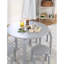 Nordic Toddler and Kids 5 Piece Round Table and Stool Set-610226603