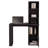 Iowa Computer Desk with 1-Cabinet and 4-Tier Bookcase