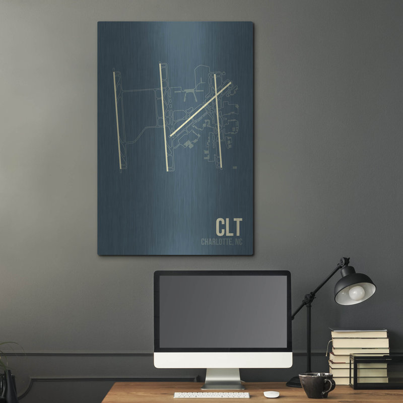 Art mural 17 "CLT" par O8, H 16 po x l 12 po