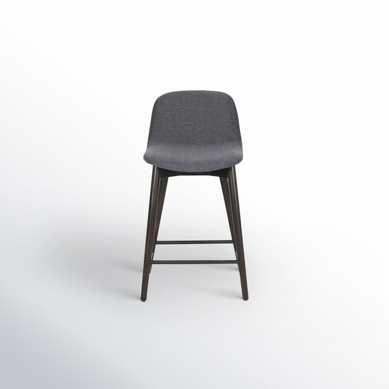 Agdal Upholstered Counter Stool, Gray