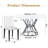 Modern Dining Table Sets(must Include Both Table And Chair), Mdf Marble Set