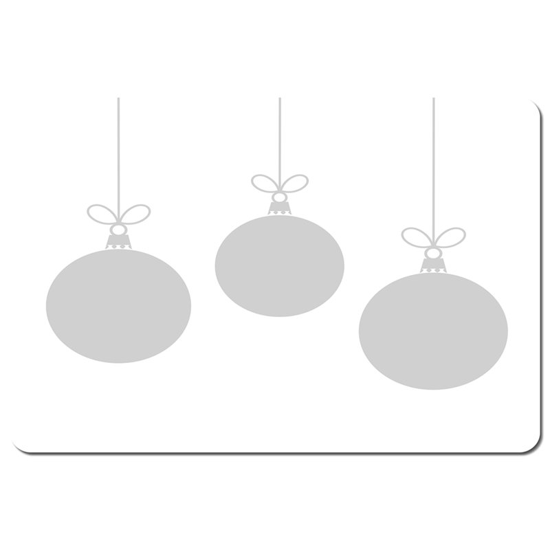 Fowler Polyester, Wood/Bamboo No Pattern Rectangle Placemat