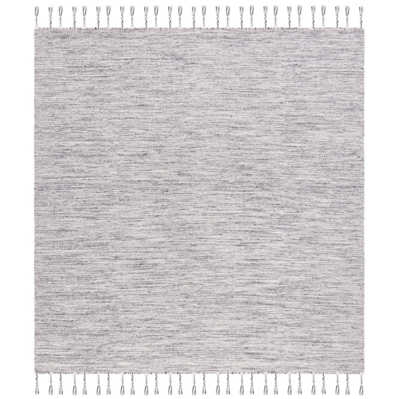 Alecsander Hand Loomed Wool Rug, Square 6'