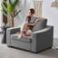 Chaise large et demi Stutsman CAL117-83796980