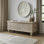 Banc de rangement en bois Keena