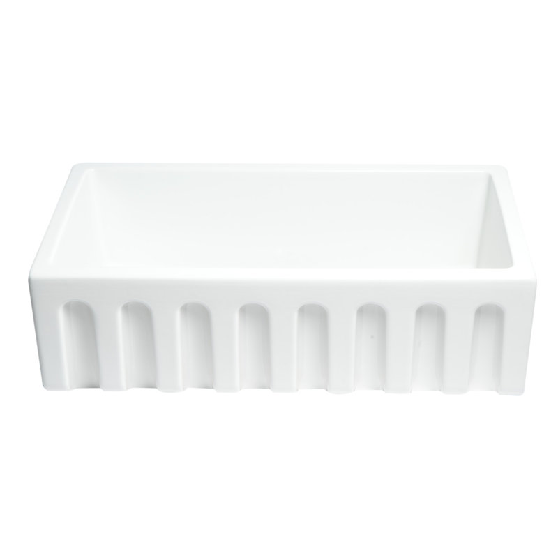 33.12'' L Single Bowl Granite Kitchen Sink