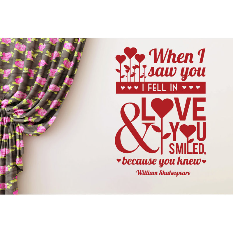 Wall Decal, Medium, Dark Red
