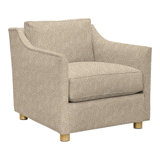 Newlin Linen Sunbrella® Cotton Armchair