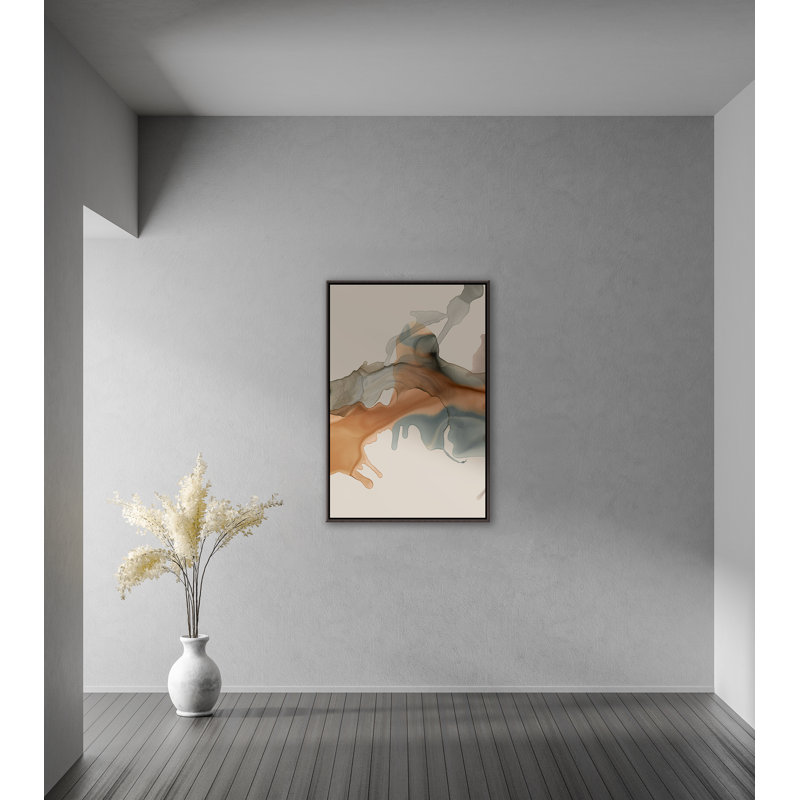 Icelandic Rivers II, 55.75" H x 37.75" W, Glass Coat