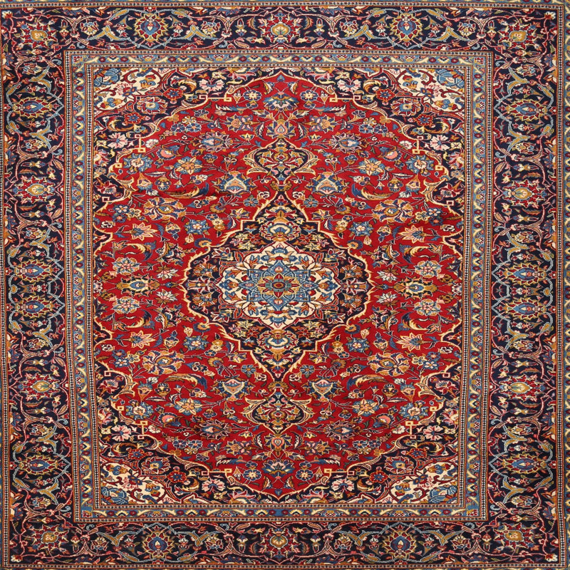 Aymane Oriental Indoor Rug, Square 5'