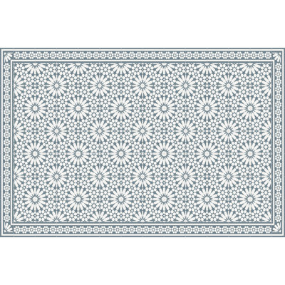 Abhirami Vinyl Machine Printed Area Rug