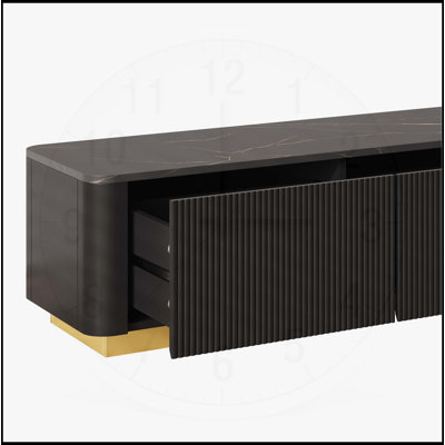 Luxury Fluted TV Stand for TVs Up to 85\