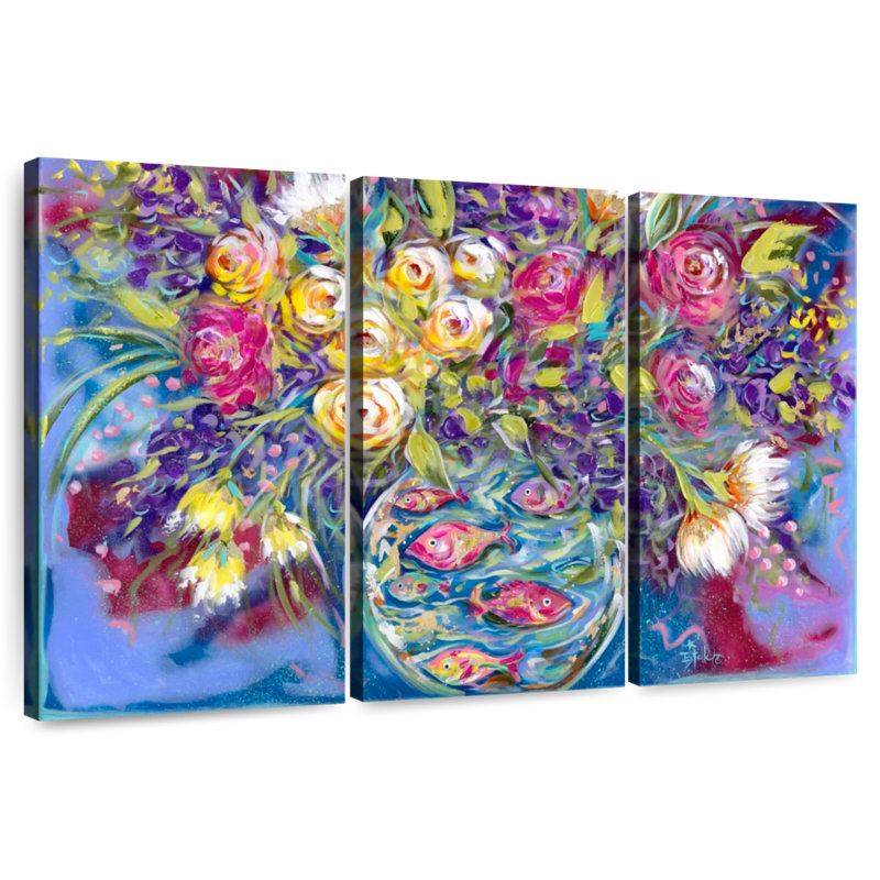 Harnek Fish Bowl Banquet, 28" H x 45" W