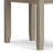 Artisan Solid Wood Transitional Narrow Rectangular End Table with Drawer and Tapered Legs-1127285229-1187834103
