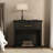 Clifford Traditional 1-Drawer Nightstand in Black-1216267091