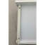 Ensemble de coiffeuse et tabouret de maquillage avec miroir à DEL de 31 po x 20 po, 3 couleurs, interrupteur à luminosité réglable au toucher, grande capacité, compact pour les petits espaces de patio, blanc de style américain avec tabouret très doux, -