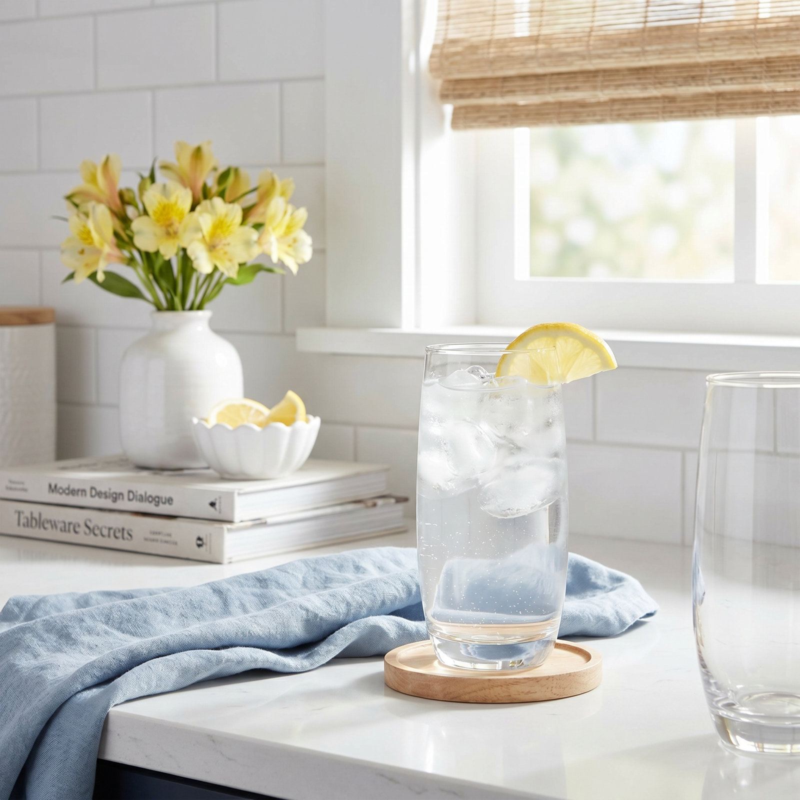 Banquet Ribbed Drinking Glass, 18.2 oz