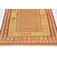 Tapis de zone en laine 3 pi 3 po x 5 pi one-of-kind main-noué la Elland