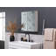 Tellis 600mm W 600mm H Surface Frameless Medicine Cabinet Mirror 2 Fixed