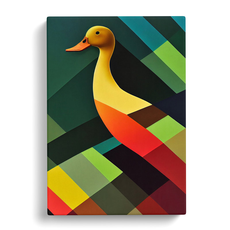 Abstract Duck Vol.3 - Wrapped Canvas, 50cm H x 35cm W x 3cm D