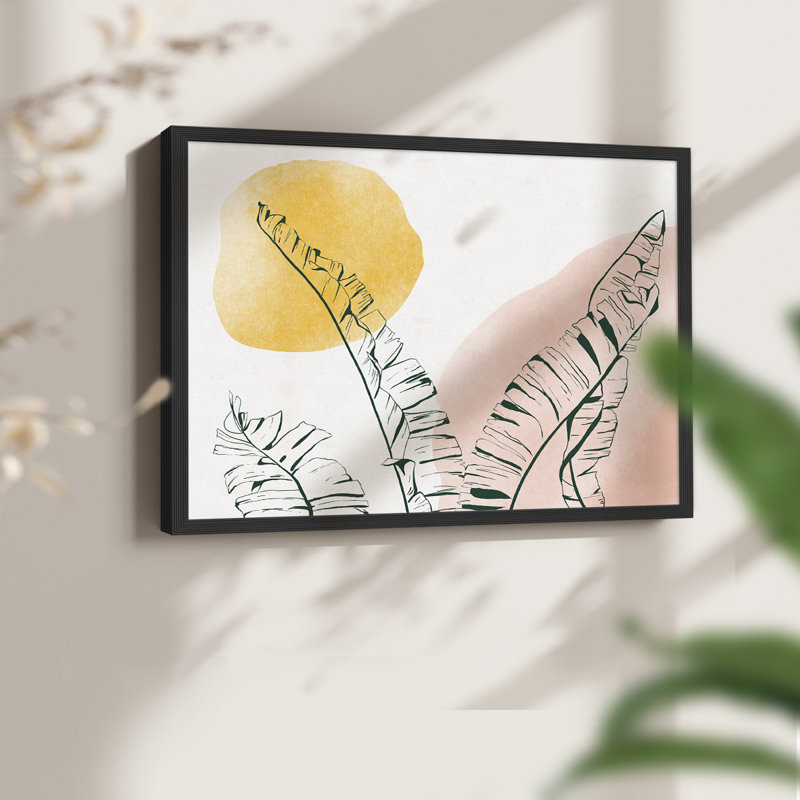 «Summer Warmth II», reproduction encadrée, H 8 po x l 10 po, Noir, noir, noir, noir