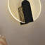Shanesia 1-Light LED Matte Black Wallchiere