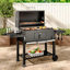 Dakota Fields Geistown 161cm W Charcoal Grill