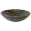 Lavabo de salle de bain vasque circulaire en marbre noir-95973788