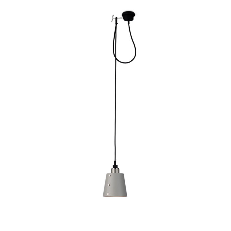 1 - Light Pendant, Stainless Steel, Stone