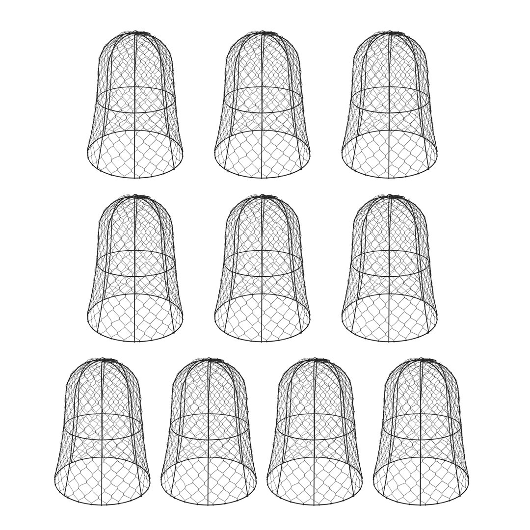 YaoTown Plant Protector and Cover Garden Wire Cloche Accessory (Set of 10) YaoTown 