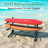 Metal Kayak Storage Rack, Heavy Duty Adjustable with 2 Shelves Weatherproof Stand for Canoe, Boat, and Paddleboard