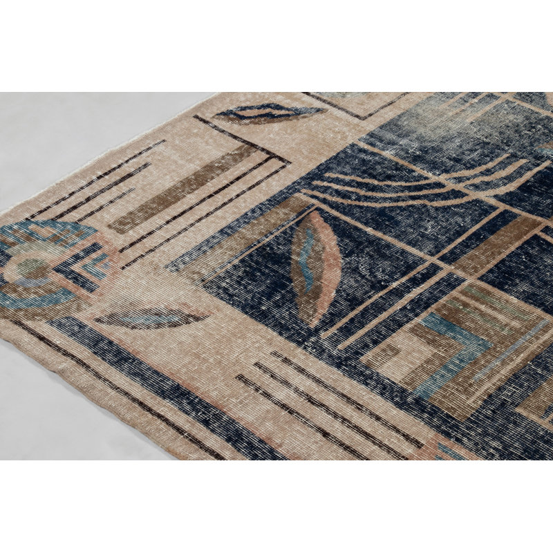 Vintage One-of-a-Kind 6'11X9'11 Hand Knotted Area Rug