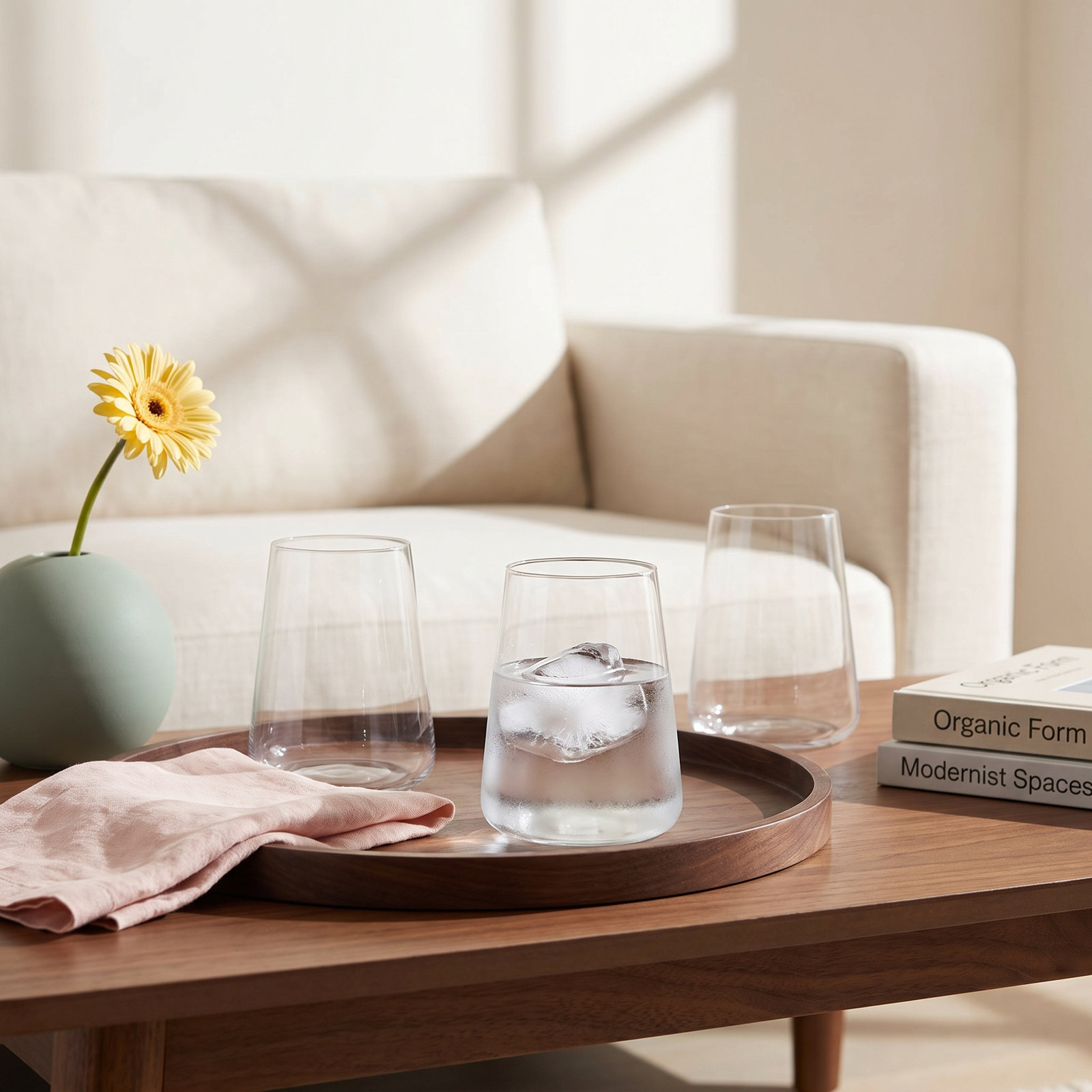 Crystal Stemless Wine Glass