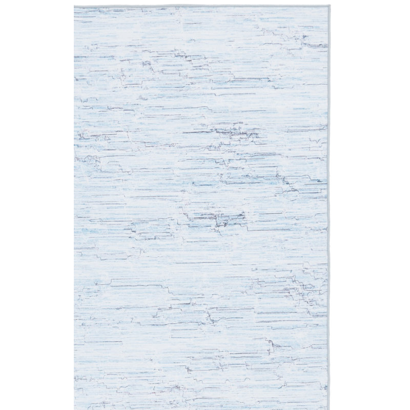 Tapis gris / turquoise Kochyar 914, Rectangulaire 3 pi x 5 pi