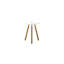Area Outdoor Round Teak Side Table-1847903469