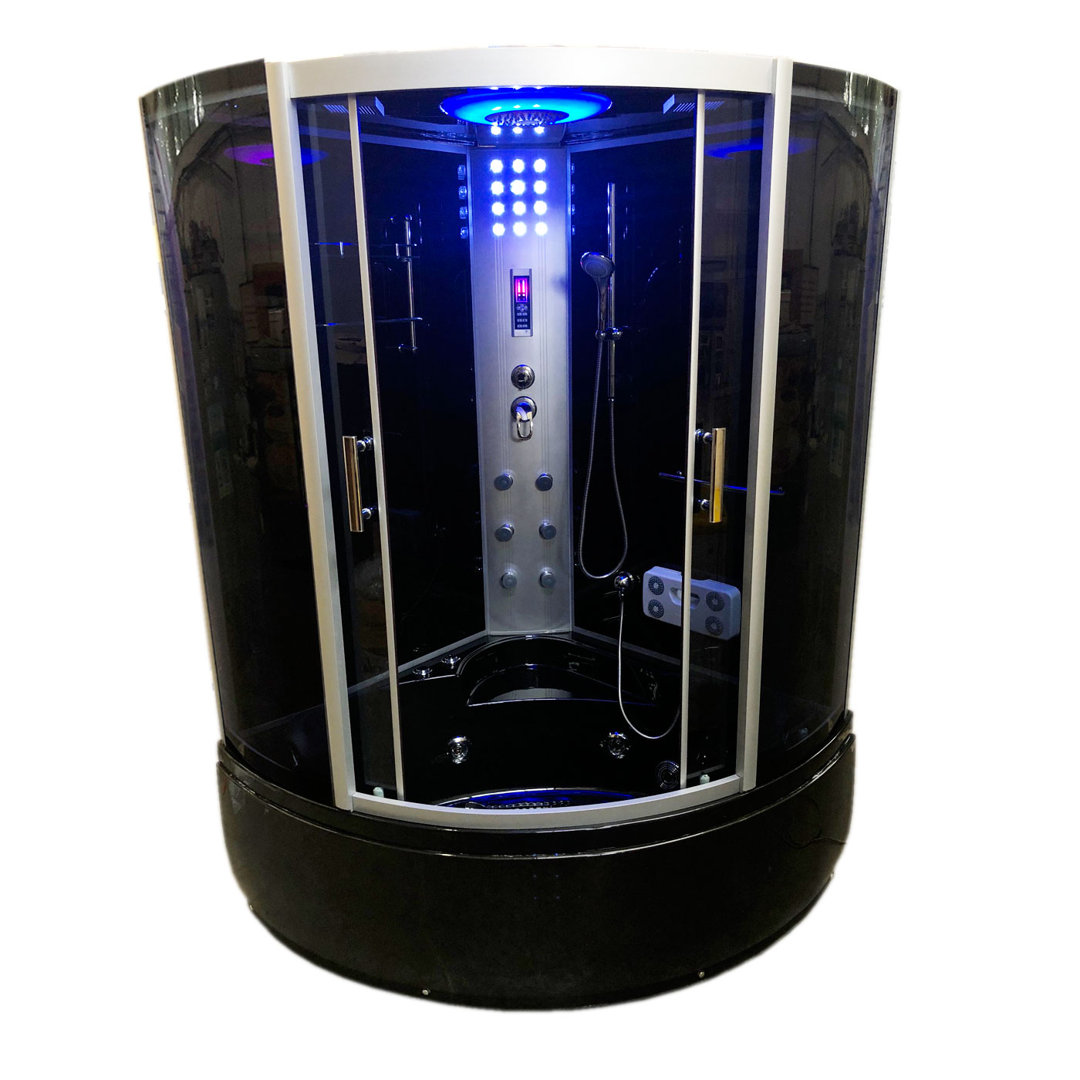 Vienna 49'' x 49'' Acrylic Bathtub with Faucet Simba USA Inc