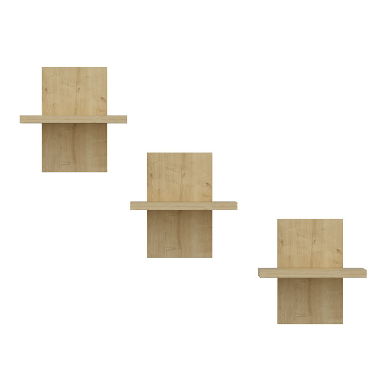 Locelso Floating Shelf, Natural