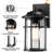 Schock  Seeded Glass Outdoor Wall Light With Dusk to Dawn-518601391