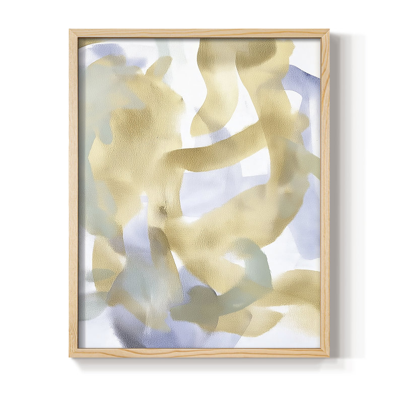 Reproduction encadrée ABSTRACT Series DCCXC - bois massif, Naturel, H 30 po x l 24 po